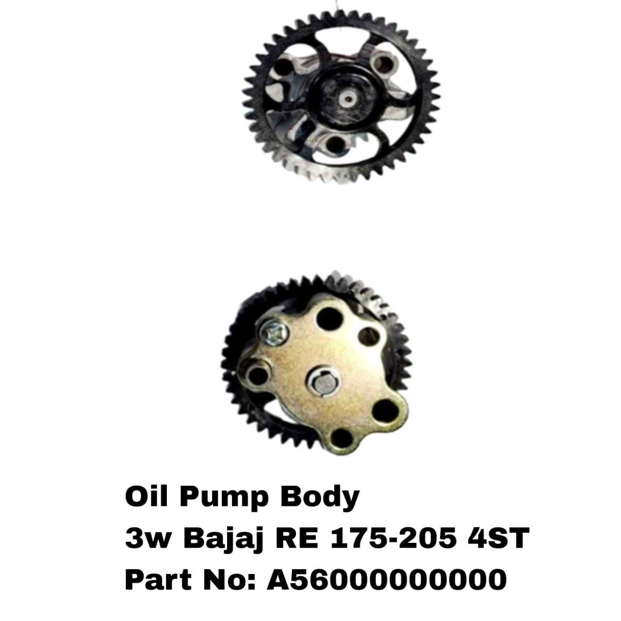 Oil Pump Complete Assembly Body  3W Bajaj RE 175-205-Compact